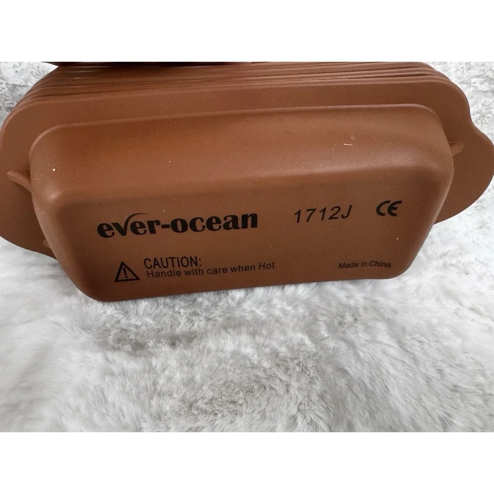 8 Ever-Ocean Silicone Bread Loaf Pan Subway Tray Portion Control‎ 1712J 1681